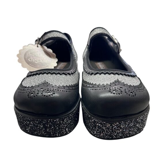 Chocolaticas Hot Chocolate Designs Double Cream Glitter Mary Janes SIZE 5 NWT - Picture 4 of 5